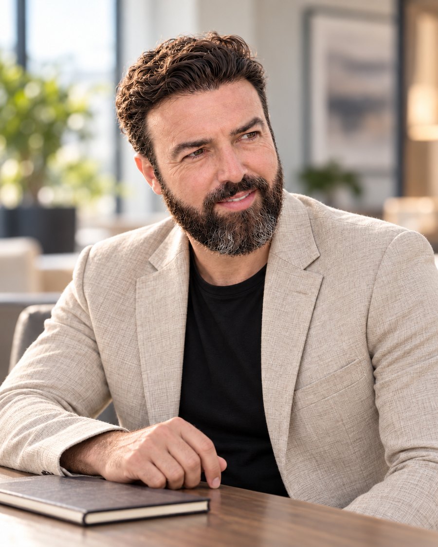 Kevin en rendez-vous avec un client